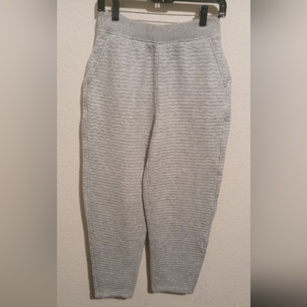 Athleta Women's Ottoman Rib Jogger, Color Light Gray, Size XSmall.